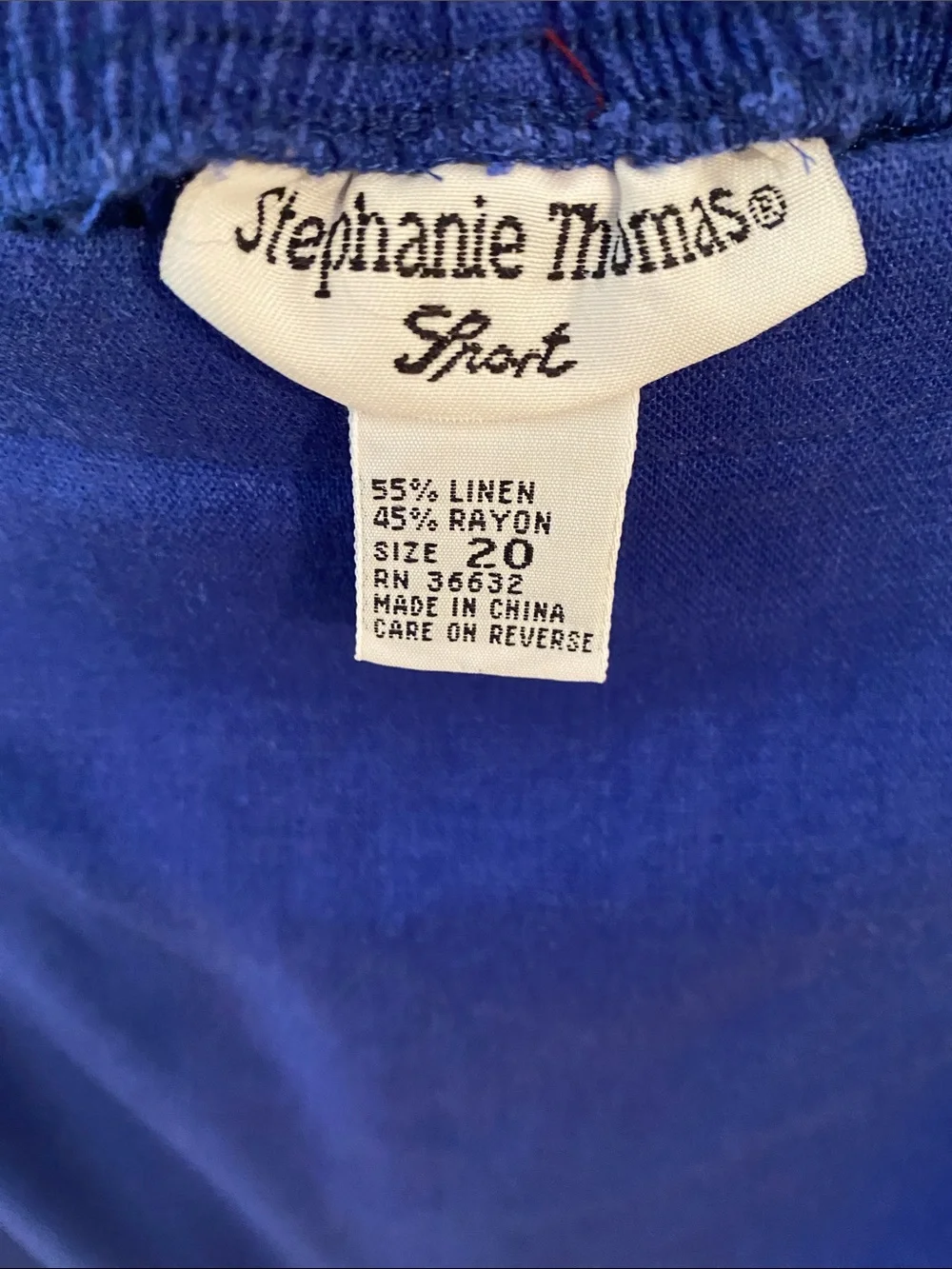Stephnie Thomas royal blue